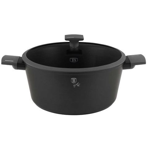  BH/8133, Cacerola con tapa 30cm, Antracita mate, Cacerola 30 cm, Cacerola, Olla, Cacerola con tapa, Batería de cocina, Cocina, Ollas y cazuelas