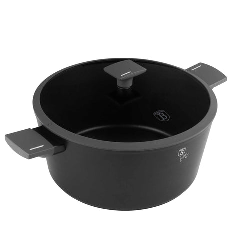 Cacerola, olla, cacerola con tapa, batería de cocina, cocinar,cacerola 30 cm,antracita mate,NUEVO,BH/8133