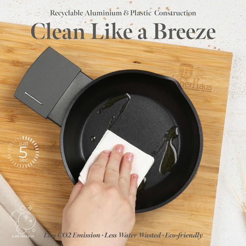  BH/8136, Mini sartén 16 cm, Antracita mate, mini sartén 16 cm, mini sartén, sartén, utensilios de cocina, cocina