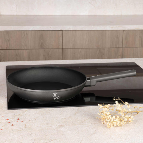 BH/8138, juego de 3 sartenes, antracita mate, juego de 3 sartenes a., sartén, juego de sartenes, sartén, juego de sartenes, utensilios de cocina, cocina, sartenes, juego de sartenes