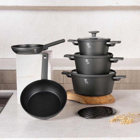  BH/8140,BH/8140N,BH/8140NN,Juego de utensilios de cocina de 10 piezas,Antracita mate,Juego de utensilios de cocina de 10 piezas c.,Juego de utensilios de cocina,Ollas y sartenes,Juego de ollas y sartenes,Juego,Cocina,Utensilios de cocina,Ollas y cacerolas