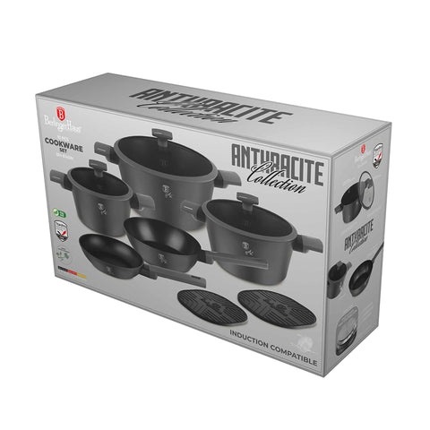  BH/8140N,BH/8140,BH/8140NN,Juego de utensilios de cocina de 10 piezas,Antracita mate,Juego de utensilios de cocina de 10 piezas c.,Juego de utensilios de cocina,Ollas y sartenes,Juego de ollas y sartenes,Juego,Cocina,Utensilios de cocina,Ollas y cacerolas