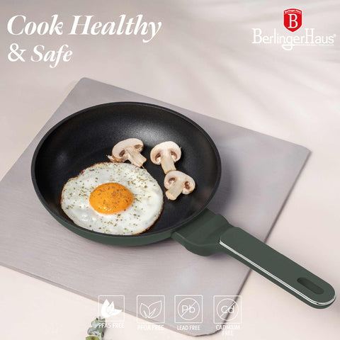  BH/8150, Sartén 20cm, Verde Mate, Sartén 20 cm, Nuevo diseño de mango, Sartén, Utensilios de cocina, Cocina, Sartenes