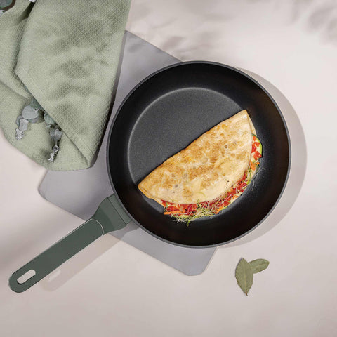  BH/8152, Sartén 28cm, Verde Mate, Sartén 28 cm, Nuevo diseño de mango, Sartén, Utensilios de cocina, Cocina, Sartenes