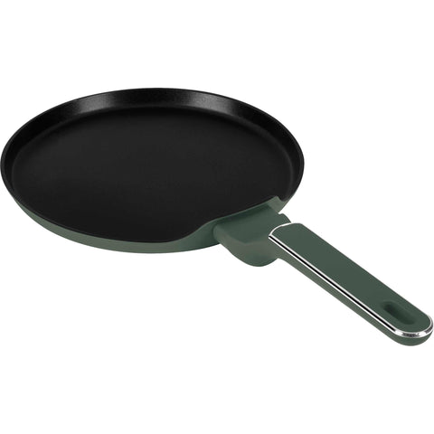 Sartén para panqueques, utensilios de cocina, cocinar, sartén para panqueques de 25 cm, verde mate, NUEVO, BH/8153