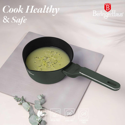  BH/8154, Cacerola 16cm, Verde Mate, Cacerola 16 cm a., Nuevo diseño de mango, Cacerola, Batería de cocina, Cocina, Ollas y cazuelas, Cacerola