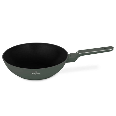  BH/8158,BH/8158N,Wok 28cm,Verde Mate,Wok 28 cm,Nuevo diseño de mango,Wok,Batería de cocina,Cocinar,Sartenes