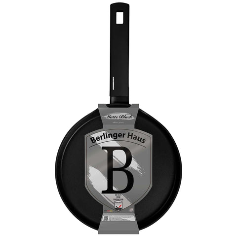  BH/8173, Sartén para panqueques de 28 cm, Negro, Plateado, Sartén para panqueques de 28 cm, Sartén para panqueques, Utensilios de cocina, Cocina, Sartenes, Sartén para crepes/panqueques