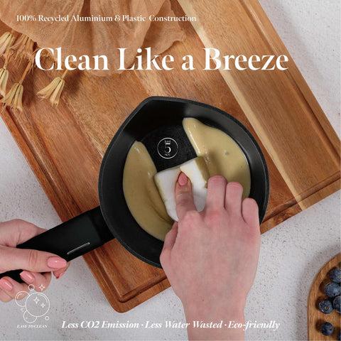  BH/8174, Sartén de 16 cm, Negra, Plateada, Sartén de 16 cm, Sartén, Utensilios de cocina, Cocina, Ollas y cazuelas, Cacerola