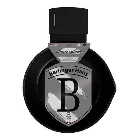  BH/8193, Mini sartén 16cm, Negro, Plateado, mini sartén 16 cm, mini sartén, sartén, utensilios de cocina, cocina