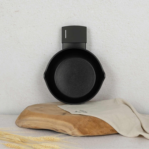  BH/8193, Mini sartén 16cm, Negro, Plateado, mini sartén 16 cm, mini sartén, sartén, utensilios de cocina, cocina