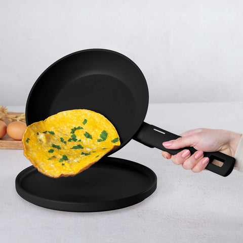  BH/8195A, juego de 3 sartenes, negro, plateado, juego de 3 sartenes a., sartén, juego de sartenes, sartén, juego de sartenes, utensilios de cocina, cocina, sartenes, juego de sartenes