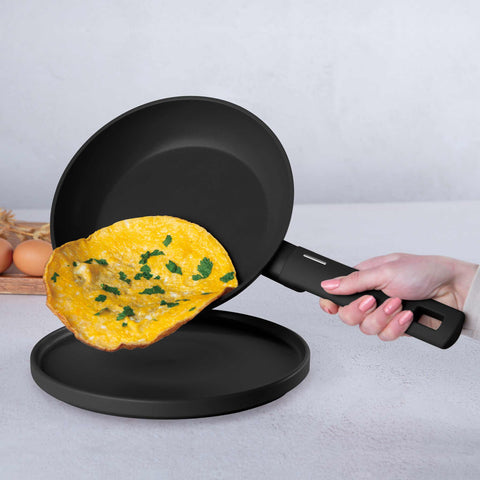  BH/8196, juego de 3 sartenes, negro, plateado, juego de 3 sartenes b., sartén, juego de sartenes, sartén, juego de sartenes, sartén para parrilla, utensilios de cocina, cocina, sartenes, juego de sartenes