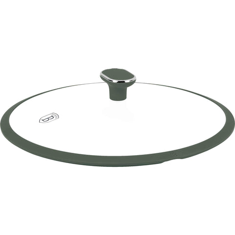  BH/8199, Olla baja con tapa de 30 cm, Verde mate, Olla baja de 30 cm, Nuevo diseño de asa, Olla baja, Olla baja con tapa, Olla, Utensilios de cocina, Cocina, Ollas y cazuelas
