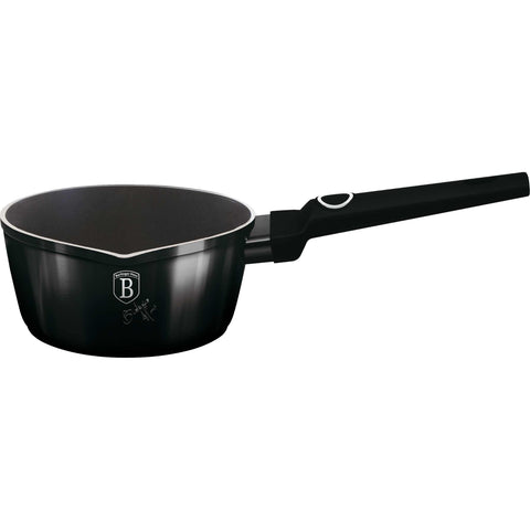 cacerola, utensilios de cocina, cocinar,cacerola de 16 cm, negro brillante,NUEVO,BH/8213