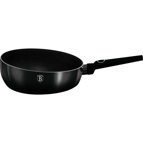 sartén, sartén abatible, sartén, utensilios de cocina, cocinar, sartén abatible de 26 cm, negro brillante, NUEVO, BH/8215