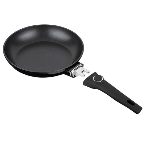  BH/8241, Sartén de 24 cm con mango desmontable, Negro brillante, Sartén de 24 cm, Sartén, Sartén, Batería de cocina, Cocina, Sartenes, Sartén con mango desmontable