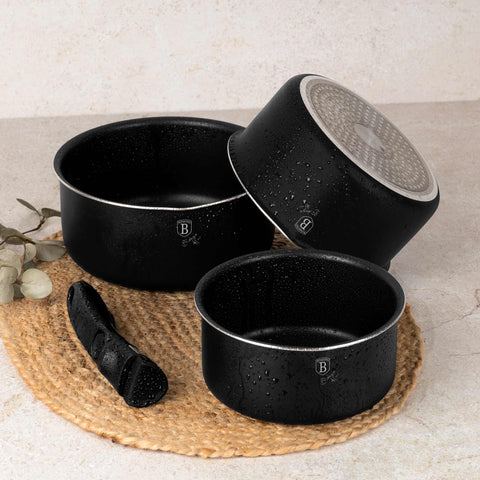 BH/8248,BH/8248N, juego de utensilios de cocina de 12 piezas, negro, plateado, juego de utensilios de cocina de 12 piezas a., mango de clic, utensilios de cocina inteligentes, juego de utensilios de cocina, ollas y sartenes, juego de ollas y sartenes, juego, clic, cocina, utensilios de cocina, ollas y cazuelas