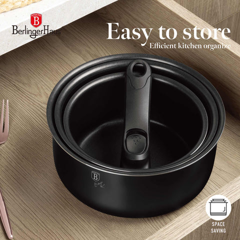  BH/8249,BH/8249N, juego de utensilios de cocina de 12 piezas, negro, oro rosa, juego de utensilios de cocina de 12 piezas a., mango de clic, utensilios de cocina inteligentes, juego de utensilios de cocina, ollas y sartenes, juego de ollas y sartenes, juego, clic, cocina, utensilios de cocina, ollas y cazuelas