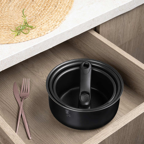  BH/8249,BH/8249N, juego de utensilios de cocina de 12 piezas, negro, oro rosa, juego de utensilios de cocina de 12 piezas a., mango de clic, utensilios de cocina inteligentes, juego de utensilios de cocina, ollas y sartenes, juego de ollas y sartenes, juego, clic, cocina, utensilios de cocina, ollas y cazuelas