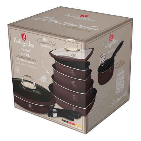  BH/8250,BH/8250N,Juego de utensilios de cocina de 12 piezas,Burdeos mate,Juego de utensilios de cocina de 12 piezas a.,Mango de clic,Utensilios de cocina inteligentes,Juego de utensilios de cocina,Ollas y sartenes,Juego de ollas y sartenes,Juego,Clic,Cocina,Utensilios de cocina,Ollas y cazuelas