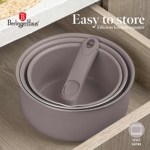 BH/8251,BH/8251N, juego de utensilios de cocina de 12 piezas, color topo mate, juego de utensilios de cocina de 12 piezas a., mango de clic, utensilios de cocina inteligentes, juego de utensilios de cocina, ollas y sartenes, juego de ollas y sartenes, juego, clic, cocina, utensilios de cocina, ollas y cazuelas