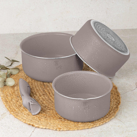 BH/8251,BH/8251N, juego de utensilios de cocina de 12 piezas, color topo mate, juego de utensilios de cocina de 12 piezas a., mango de clic, utensilios de cocina inteligentes, juego de utensilios de cocina, ollas y sartenes, juego de ollas y sartenes, juego, clic, cocina, utensilios de cocina, ollas y cazuelas