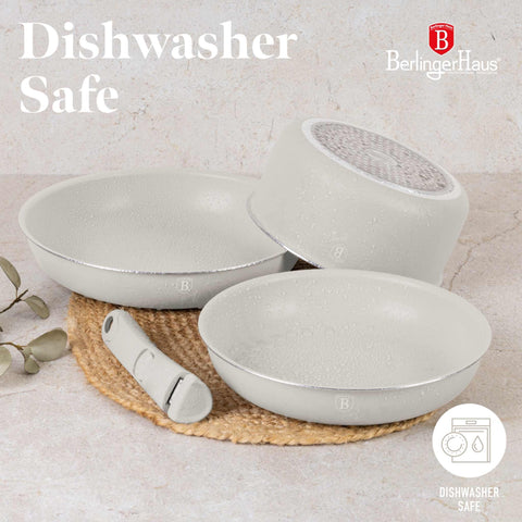  BH/8253,BH/8253N, juego de utensilios de cocina de 9 piezas, crema mate, juego de utensilios de cocina de 9 piezas, mango de clic, utensilios de cocina inteligentes, juego de utensilios de cocina, ollas y sartenes, juego de ollas y sartenes, juego, clic, cocina, utensilios de cocina, ollas y cacerolas