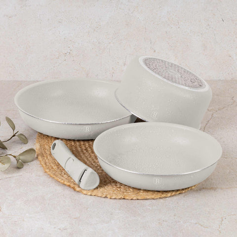  BH/8253,BH/8253N, juego de utensilios de cocina de 9 piezas, crema mate, juego de utensilios de cocina de 9 piezas, mango de clic, utensilios de cocina inteligentes, juego de utensilios de cocina, ollas y sartenes, juego de ollas y sartenes, juego, clic, cocina, utensilios de cocina, ollas y cacerolas