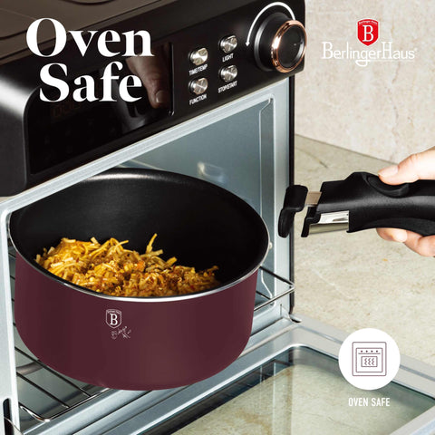 BH/8254,BH/8254N, juego de utensilios de cocina de 9 piezas, color burdeos mate, juego de utensilios de cocina de 9 piezas, mango de clic, utensilios de cocina inteligentes, juego de utensilios de cocina, ollas y sartenes, juego de ollas y sartenes, juego, clic, cocina, utensilios de cocina, ollas y cacerolas