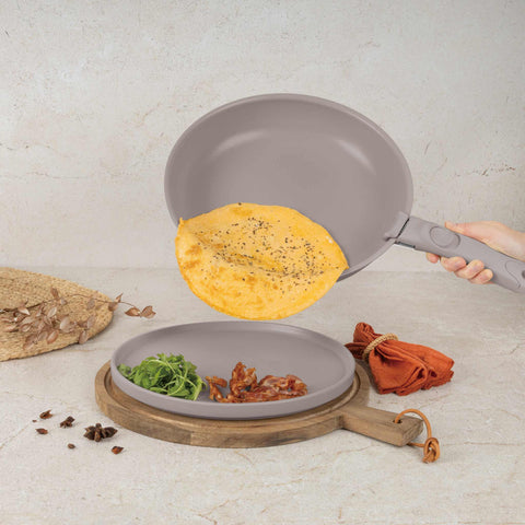 BH/8255,BH/8255N, juego de utensilios de cocina de 9 piezas, color topo mate, juego de utensilios de cocina de 9 piezas, mango de clic, utensilios de cocina inteligentes, juego de utensilios de cocina, ollas y sartenes, juego de ollas y sartenes, juego, clic, cocina, utensilios de cocina, ollas y cazuelas