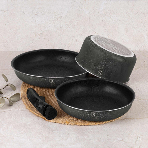 BH/8256N, BH/8256, juego de utensilios de cocina de 10 piezas, antracita mate, juego de utensilios de cocina de 10 piezas, mango de clic, utensilios de cocina inteligentes, juego de utensilios de cocina, ollas y sartenes, juego de ollas y sartenes, juego, clic, cocina, utensilios de cocina, ollas y cacerolas