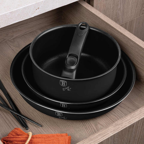  BH/8257, BH/8257N, juego de utensilios de cocina de 9 piezas, negro, plateado, juego de utensilios de cocina de 9 piezas, mango de clic, utensilios de cocina inteligentes, juego de utensilios de cocina, ollas y sartenes, juego de ollas y sartenes, juego, clic, cocina, utensilios de cocina, ollas y cazuelas