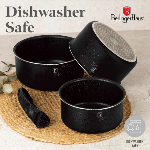  BH/8258,BH/8258N, juego de utensilios de cocina de 9 piezas, negro, oro rosa, juego de utensilios de cocina de 9 piezas, mango de clic, utensilios de cocina inteligentes, juego de utensilios de cocina, ollas y sartenes, juego de ollas y sartenes, juego, clic, cocina, utensilios de cocina, ollas y cacerolas