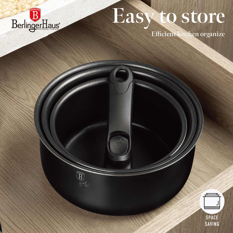  BH/8258,BH/8258N, juego de utensilios de cocina de 9 piezas, negro, oro rosa, juego de utensilios de cocina de 9 piezas, mango de clic, utensilios de cocina inteligentes, juego de utensilios de cocina, ollas y sartenes, juego de ollas y sartenes, juego, clic, cocina, utensilios de cocina, ollas y cacerolas