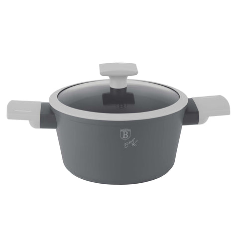  BH/8272,BH/7066,Cacerola con tapa 20cm,Gris mate,Cacerola 20 cm,Cacerola,Olla,Cacerola con tapa,Batería de cocina,Cocina,Ollas y cazuelas