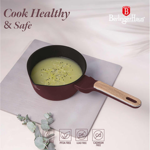  BH/8292, Sartén 16cm, Burdeos Mate, Madera, Sartén 16 cm a., Nuevo diseño de mango, Sartén, Batería de cocina, Cocina, Ollas y cazuelas, Cacerola