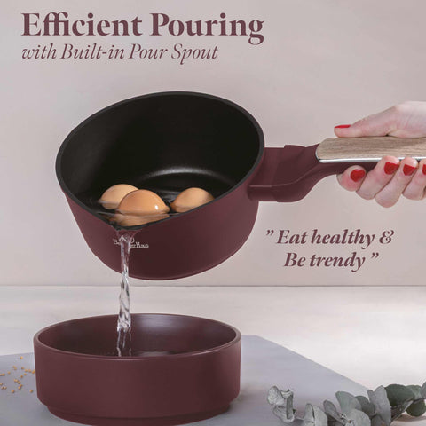  BH/8292, Sartén 16cm, Burdeos Mate, Madera, Sartén 16 cm a., Nuevo diseño de mango, Sartén, Batería de cocina, Cocina, Ollas y cazuelas, Cacerola