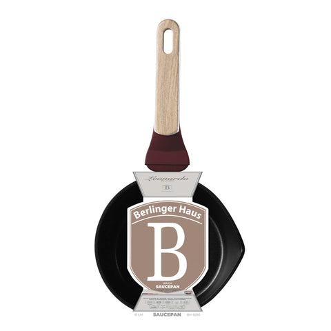  BH/8292, Sartén 16cm, Burdeos Mate, Madera, Sartén 16 cm a., Nuevo diseño de mango, Sartén, Batería de cocina, Cocina, Ollas y cazuelas, Cacerola