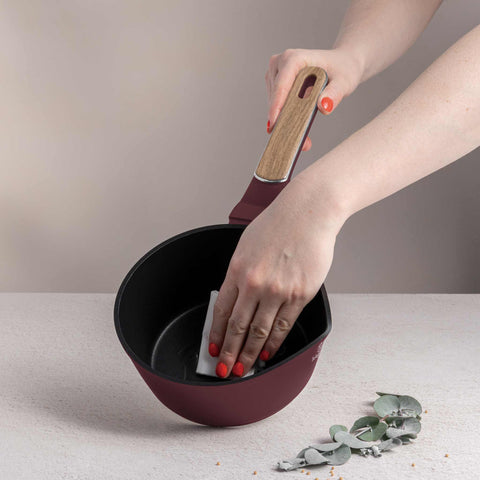  BH/8292, Sartén 16cm, Burdeos Mate, Madera, Sartén 16 cm a., Nuevo diseño de mango, Sartén, Batería de cocina, Cocina, Ollas y cazuelas, Cacerola
