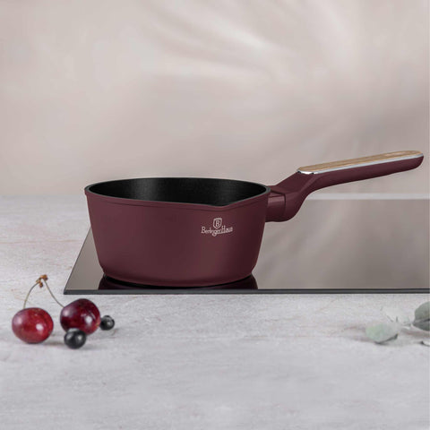  BH/8292, Sartén 16cm, Burdeos Mate, Madera, Sartén 16 cm a., Nuevo diseño de mango, Sartén, Batería de cocina, Cocina, Ollas y cazuelas, Cacerola