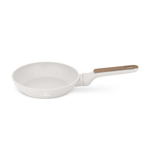  BH/8307, Sartén de 20 cm, Crema Mate, Madera, Sartén de 20 cm, Nuevo diseño de mango, Sartén, Utensilios de cocina, Cocina, Sartenes