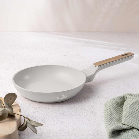  BH/8307, Sartén de 20 cm, Crema Mate, Madera, Sartén de 20 cm, Nuevo diseño de mango, Sartén, Utensilios de cocina, Cocina, Sartenes