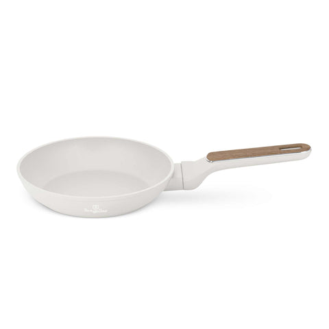  BH/8308, Sartén 24cm, Crema Mate, Madera, Sartén 24cm, Nuevo diseño de mango, Sartén, Utensilios de cocina, Cocina, Sartenes