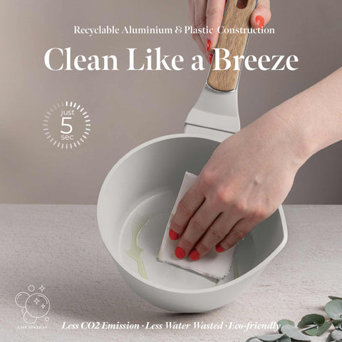  BH/8311, Cacerola 16cm, Crema Mate, Madera, Cacerola 16 cm a., Nuevo diseño de mango, Cacerola, Batería de cocina, Cocina, Ollas y cazuelas, Cacerola