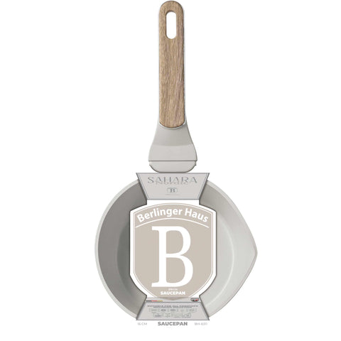  BH/8311, Cacerola 16cm, Crema Mate, Madera, Cacerola 16 cm a., Nuevo diseño de mango, Cacerola, Batería de cocina, Cocina, Ollas y cazuelas, Cacerola