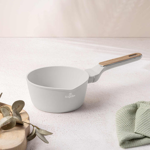  BH/8311, Cacerola 16cm, Crema Mate, Madera, Cacerola 16 cm a., Nuevo diseño de mango, Cacerola, Batería de cocina, Cocina, Ollas y cazuelas, Cacerola