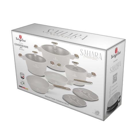  BH/8324, juego de utensilios de cocina de 10 piezas, crema mate, madera, juego de utensilios de cocina de 10 piezas c., nuevo diseño de mango, juego de utensilios de cocina, ollas y sartenes, juego de ollas y sartenes, juego, cocina, utensilios de cocina, ollas y cazuelas