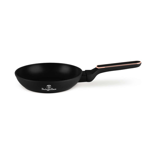  BH/8345, Sartén de 20 cm, Negro mate, Oro rosa, Sartén de 20 cm, Nuevo diseño de mango, Sartén, Utensilios de cocina, Cocina, Sartenes
