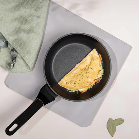  BH/8345, Sartén de 20 cm, Negro mate, Oro rosa, Sartén de 20 cm, Nuevo diseño de mango, Sartén, Utensilios de cocina, Cocina, Sartenes